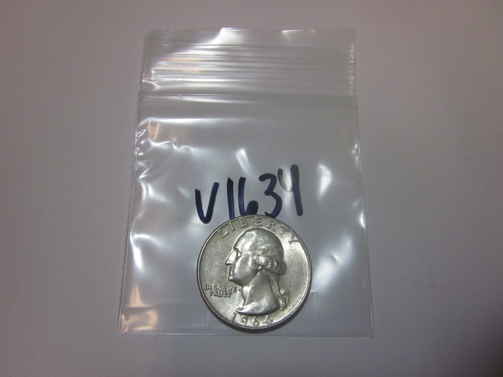 1964 Washington Silver Quarter 90% Silver