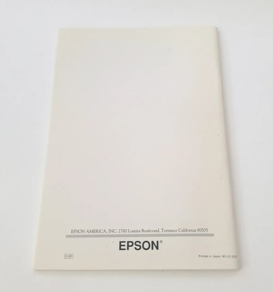 Epson Action Printer 4000 Users Manual + Epson Application Notes