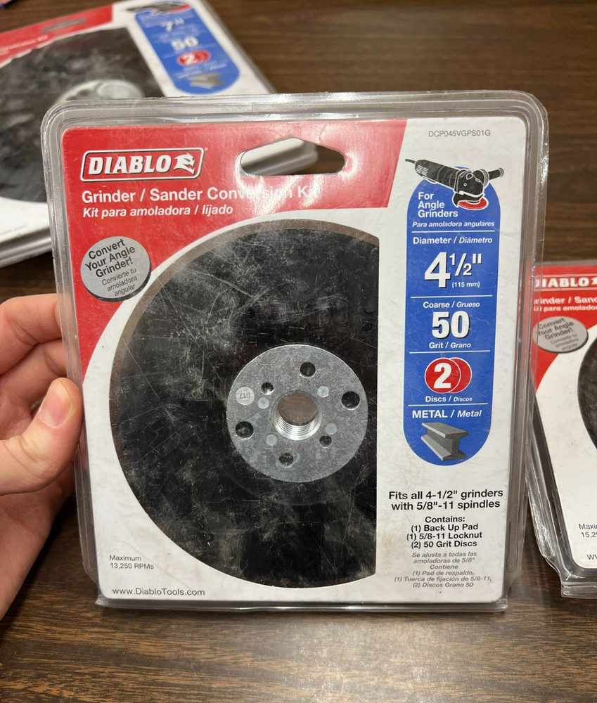Diablo Grinder/Sander Conversion Kits