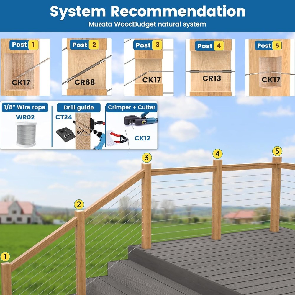 Custom Cable Railing Crimping Tool Hydraulic Crimper Hydraulic Crimping Tool