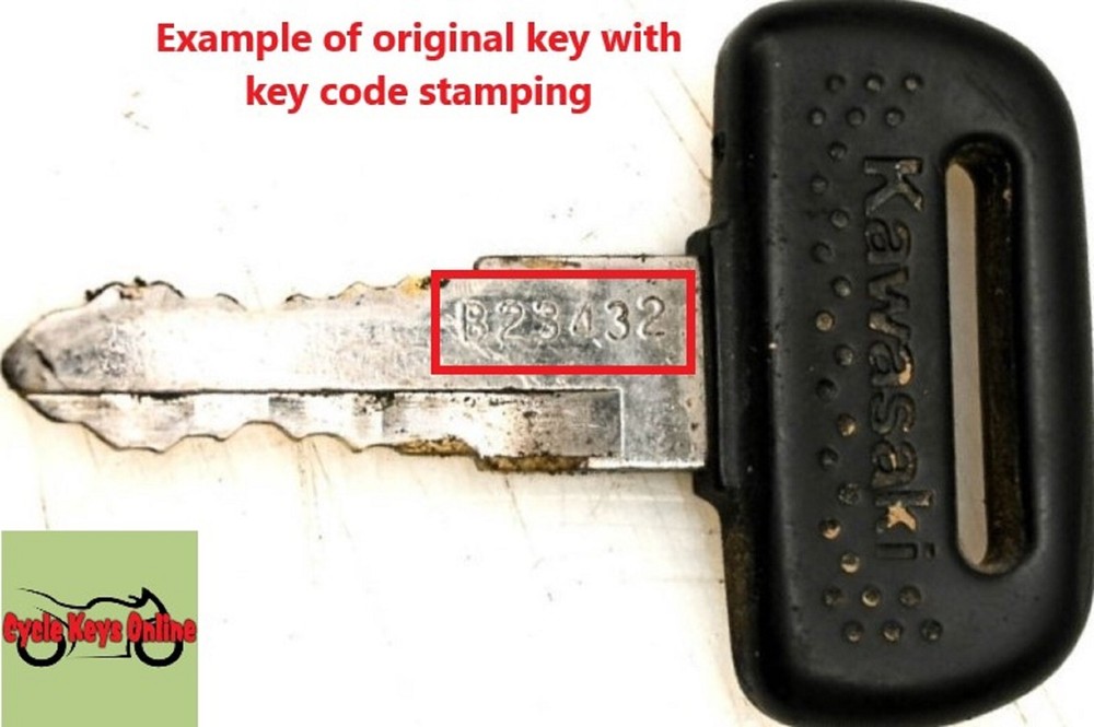 Kawasaki Mule keys cut by code replacement key codes B14434-B24421