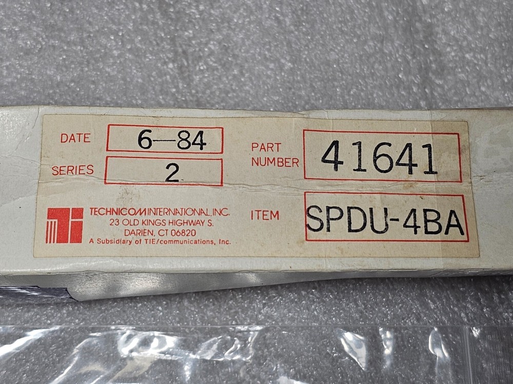NITSUKO, 41641, SPDU-4BA, Series 2, Replacement Circuit Board, Made JAPAN