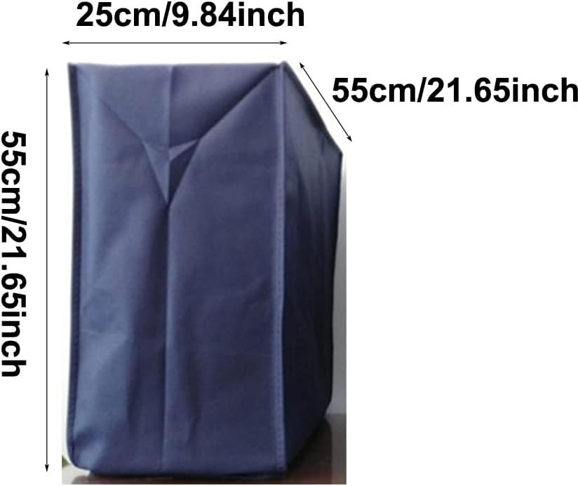 Dark Blue CPU Dust Cover - Stylish Protection for Your Computer Tower