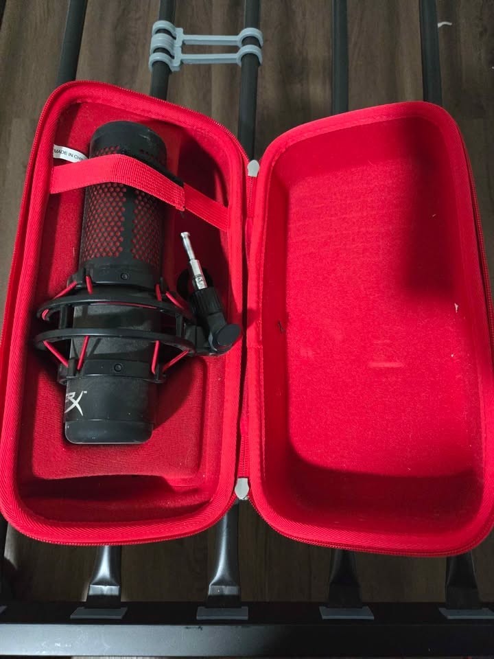 HyperX QuadCast USB Condenser Gaming Microphone Red