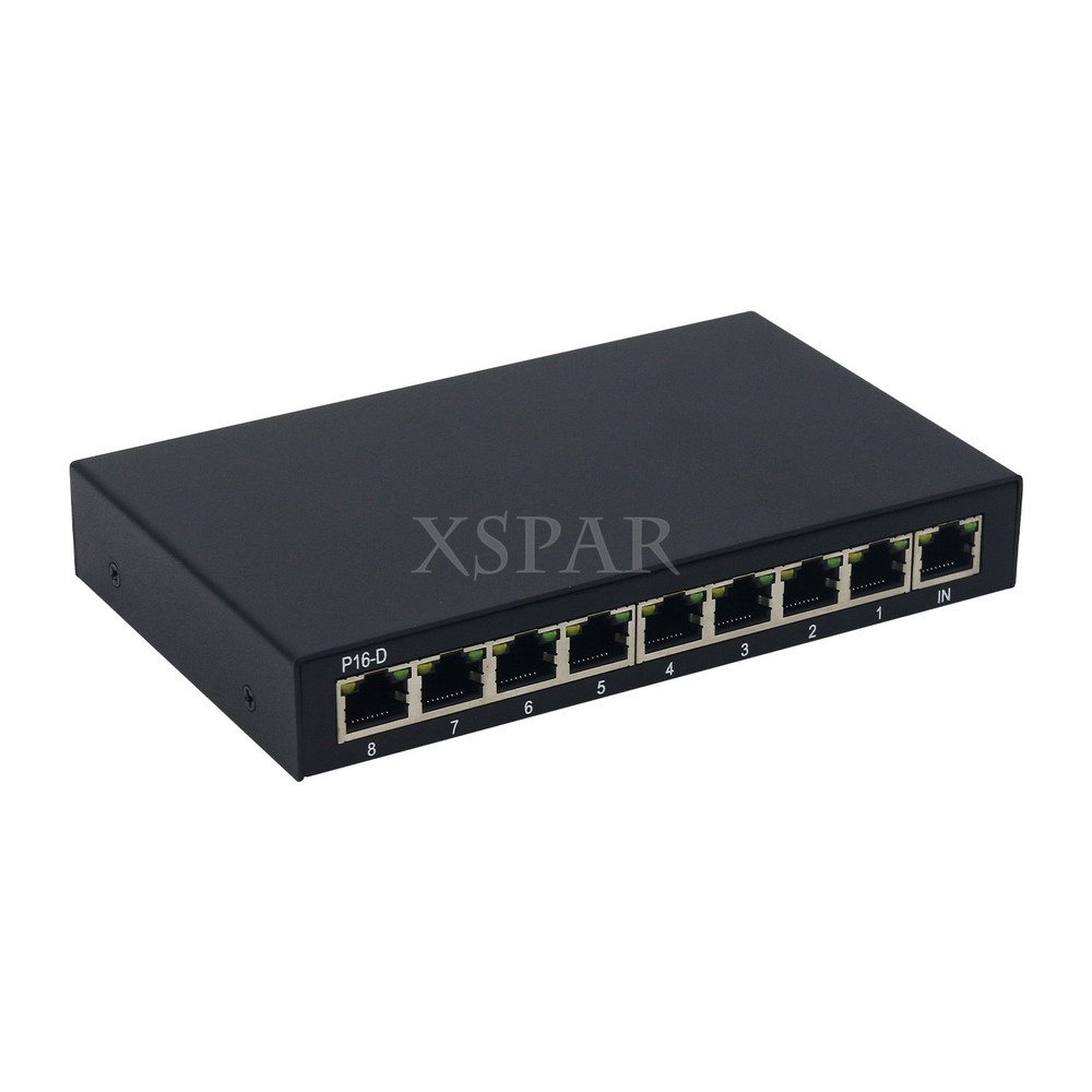 P16D 16-Channel Digital Distribution Module 24Bit Digital Splitter with Adapter