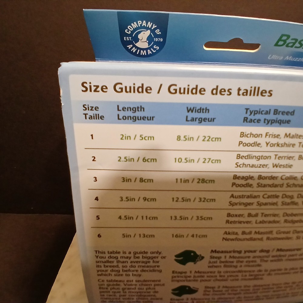 Bakerville Brand Large Dog Muzzle Size 5