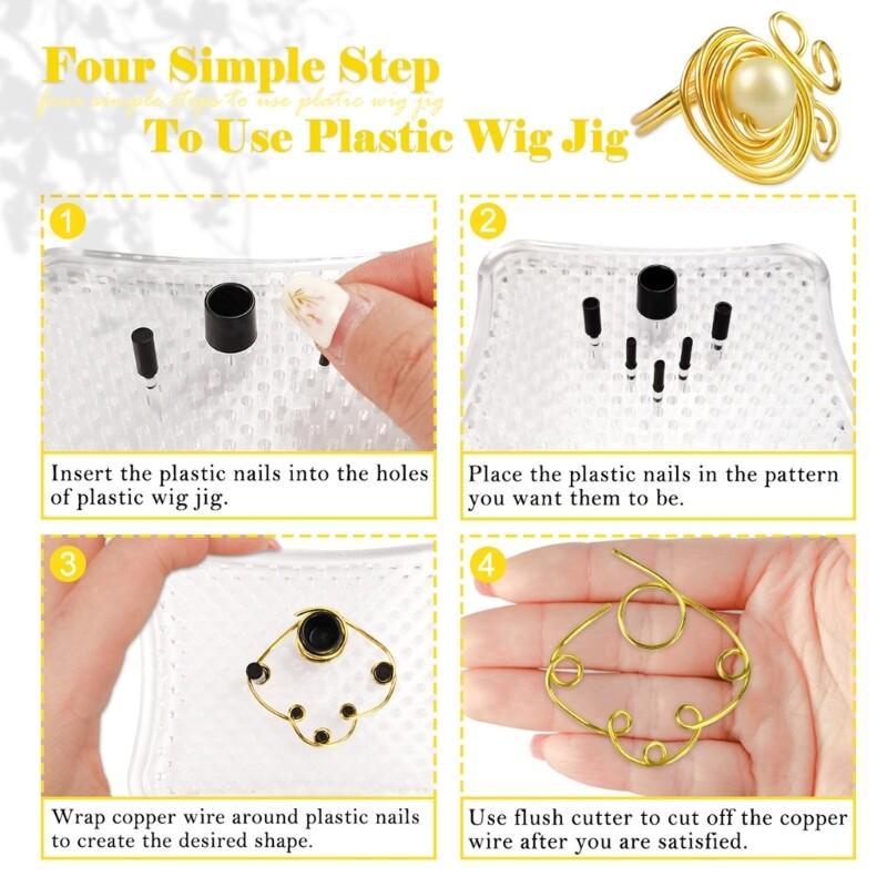 Wire Bending Jig Wire Bender Forming Wrapping Tool for Jewelry Making