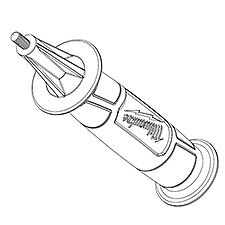 Original Milwaukee Part # 43-62-1100 Side Handle