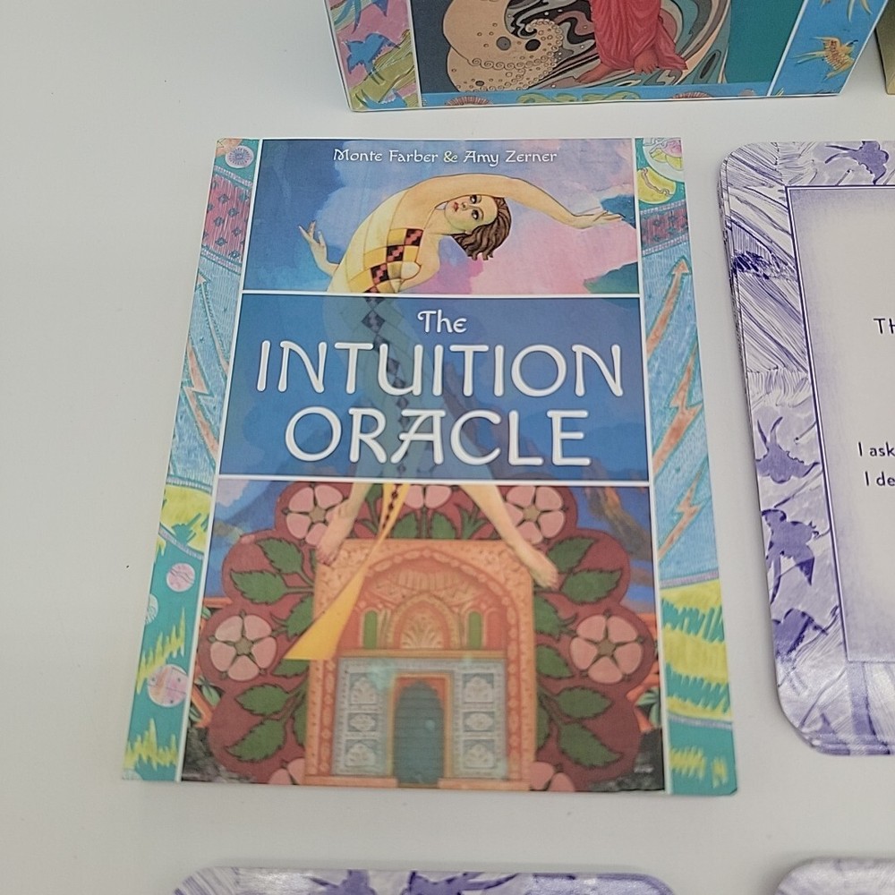 The Intuition Oracle 52 Card Deck and Guidebook Inner Wisdom Booklet Affirmation