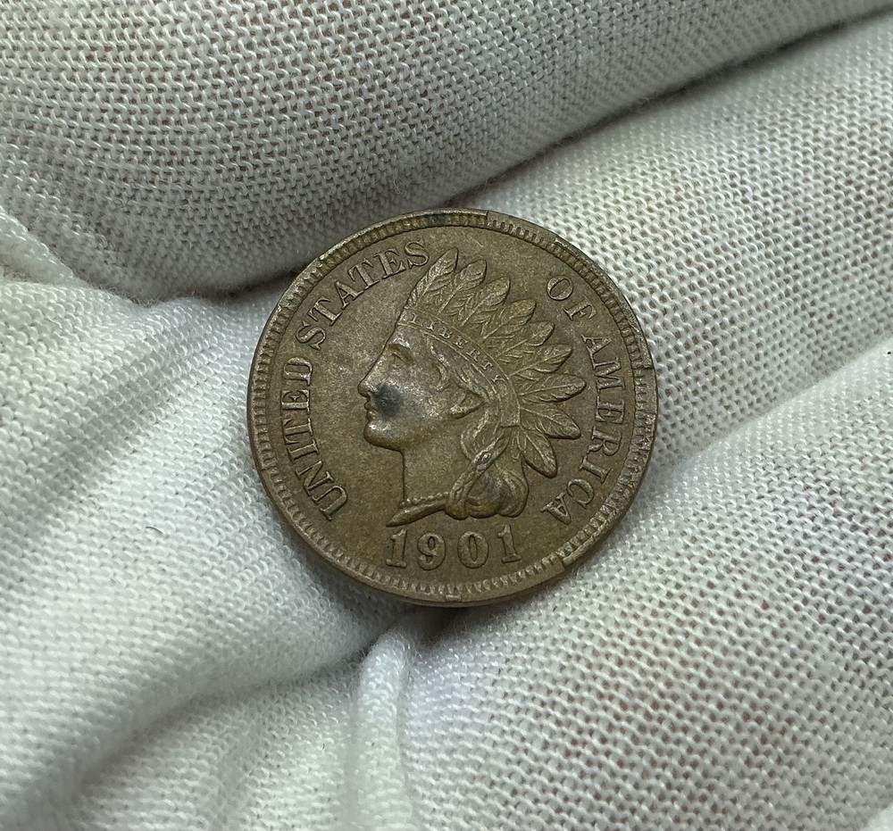 1901 Indian Head Cent AU I375