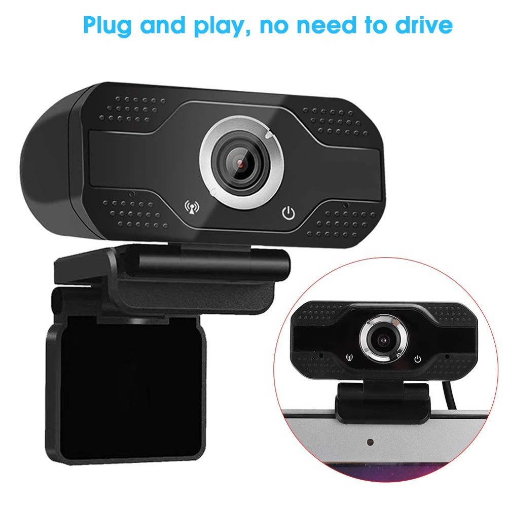 1080P USB Computer Web Camera With Microphone Plug And Play Live Streaming