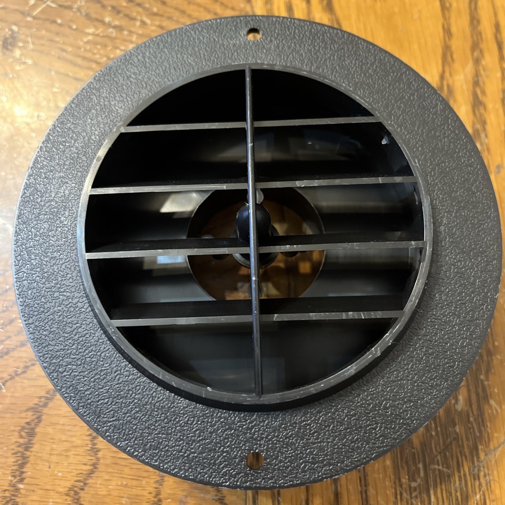 D&W RV  2" Black Plastic Duct Rotaire Swivel RV Heat Vent  # 3820BK NEW Qty-1