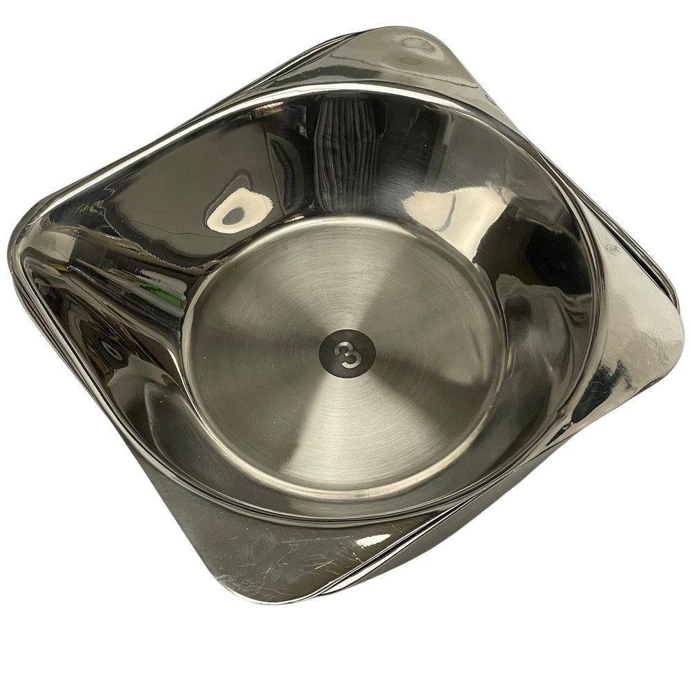 3 Piece Stainless Steel Bowl & Colander Set