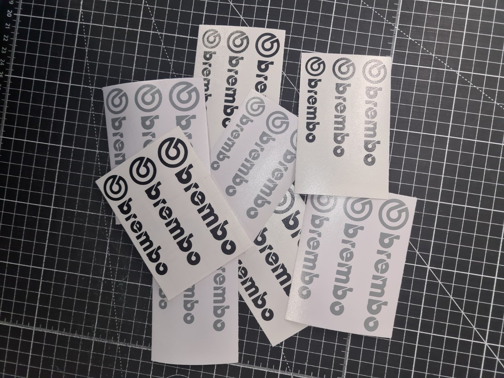 BREMBO Brake Caliper Decals Stickers