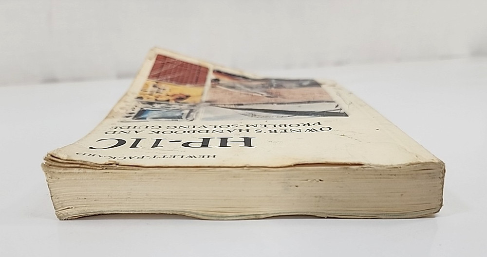 HP-11C Scientific Calculator Owner's Handbook Problem-Solving Guide Manual 1982