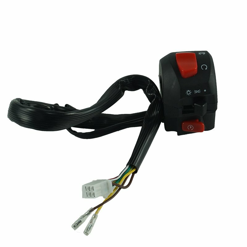 A Pair 7/8" Handlebar control switch Horn Turn Signal Headlight Electrical Start