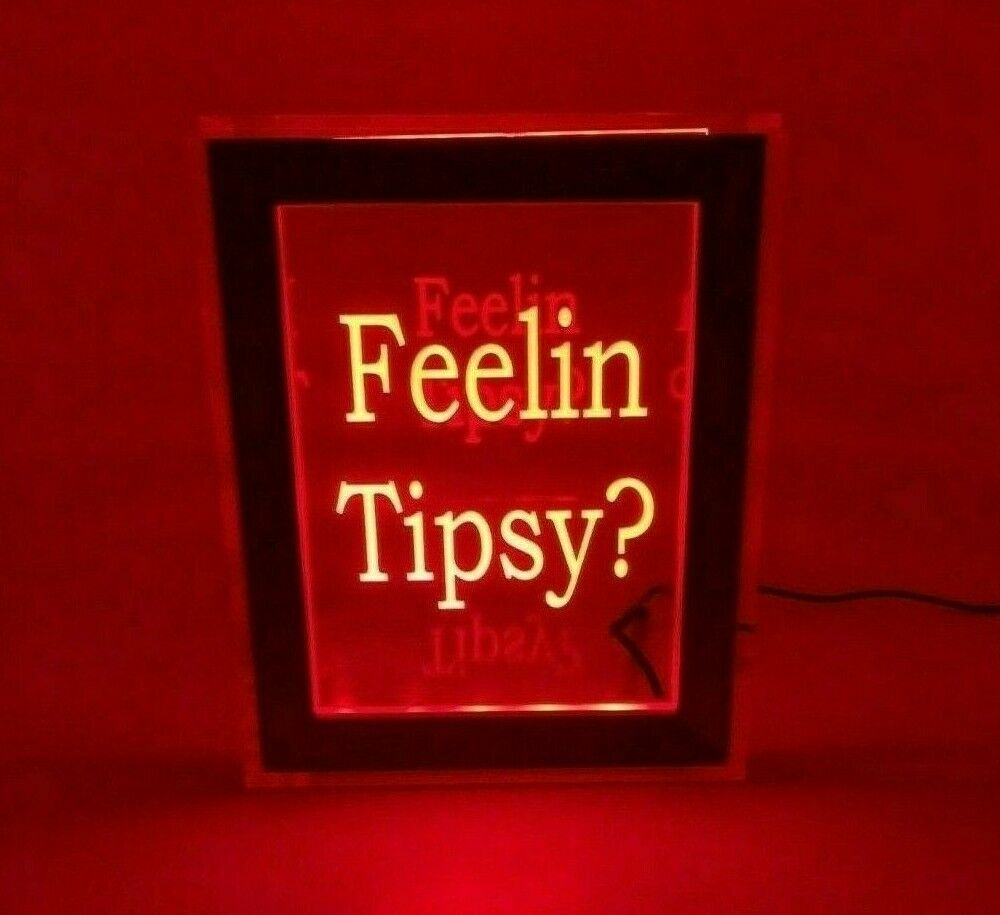 Personalized Tip Box Raffle Fund Raiser Donation Jar Engraved Light Changing LED