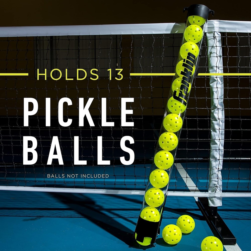 Lightweight Pickleball Picker Upper with Adjustable Strap - Stores 13 Balls