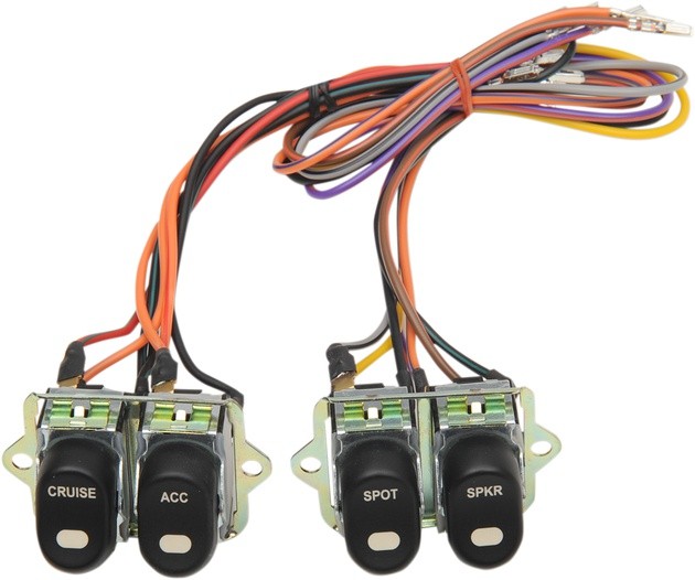 DS Cruise/Accessory/Speaker/Spotlight Switch Kit Harley Davidson #145348