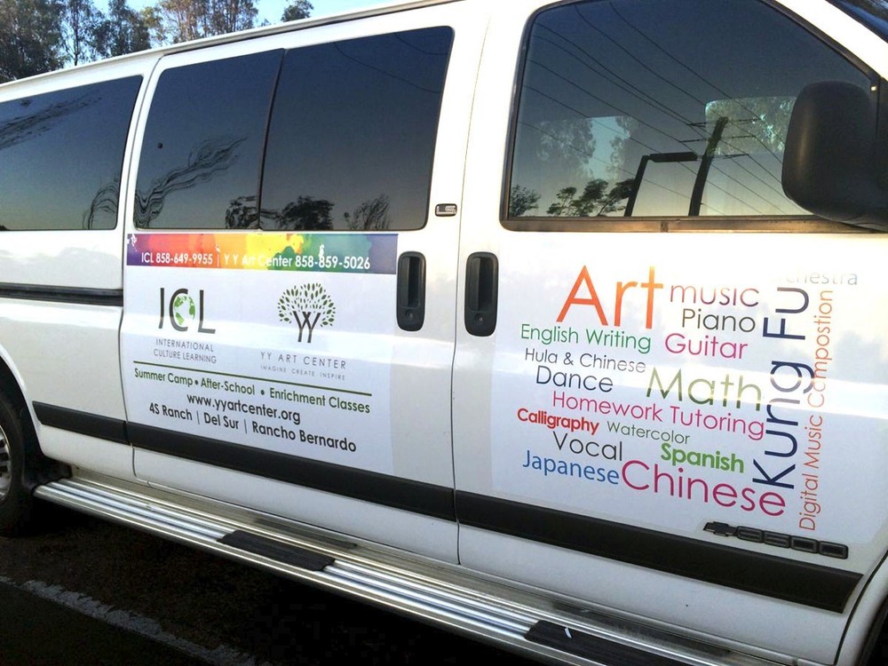 High Performance Calendered Vinyl w/Air Release Custom Auto Sign Graphics