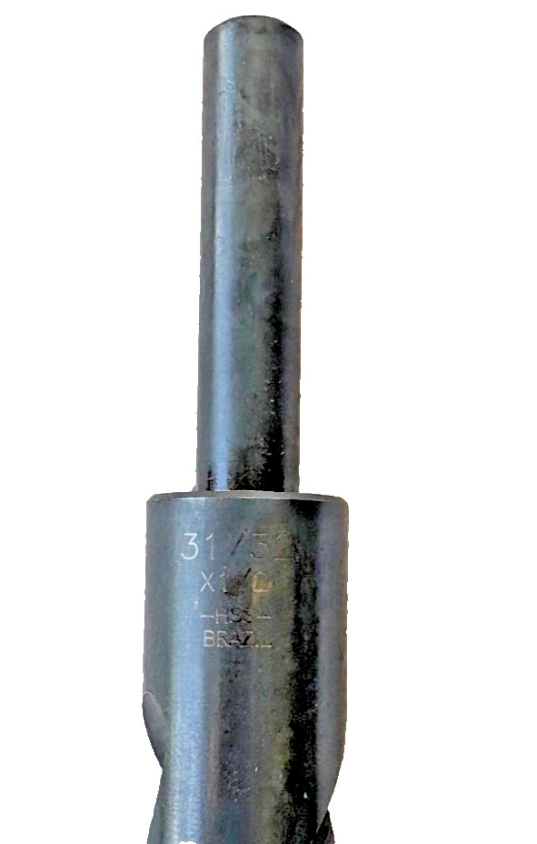 31/32 Silver & Deming Drill Bit Made in Brazil