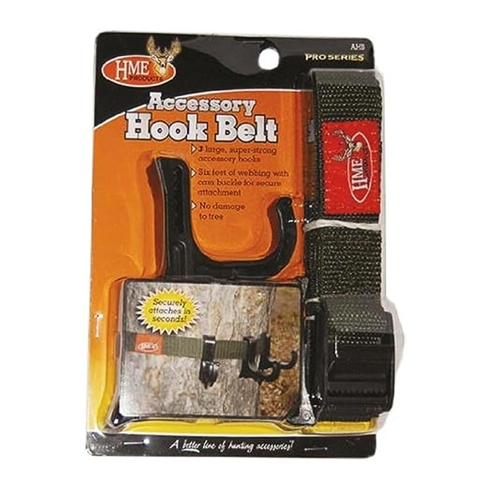 Accessory Hunting Hook Belt|3 Super-Strong Hooks for Hanging Various Items |C...