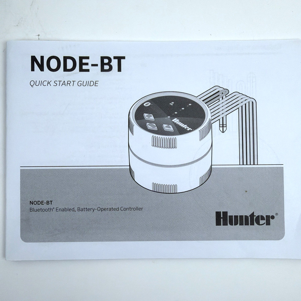 Hunter NODE-BT-100 Bluetooth Battery Operated Sprinkler Controller with Solenoid