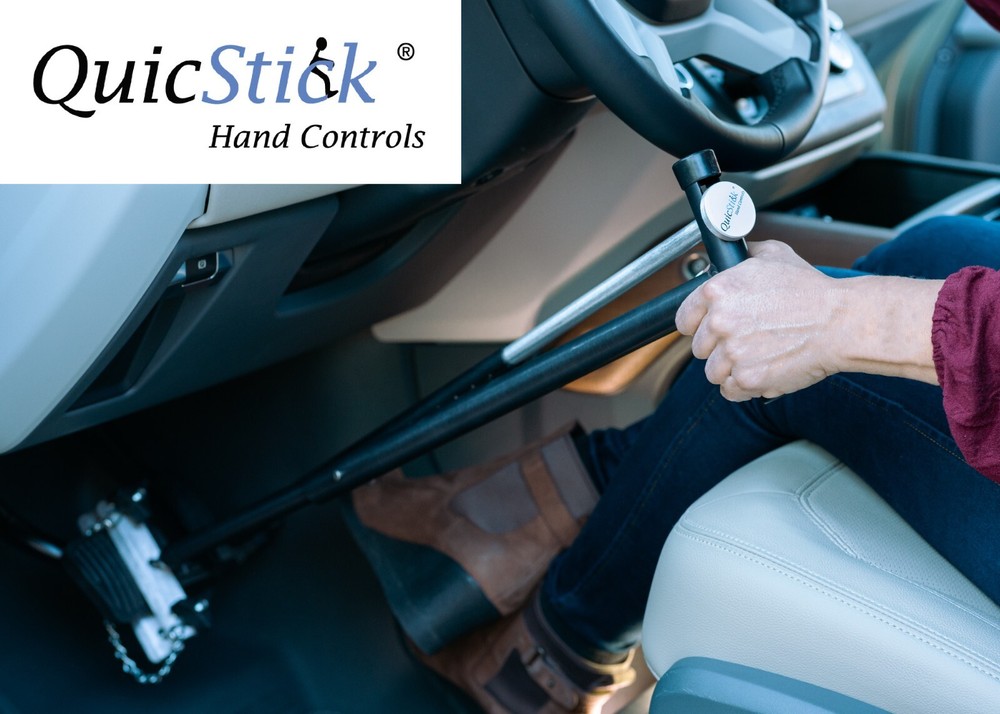 QuicStick Driver Hand Controls for Temporary or permanent Disabilities