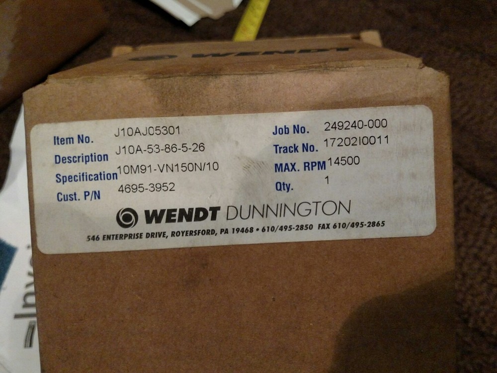 WENDT  GRINDING WHEEL j10aj05301