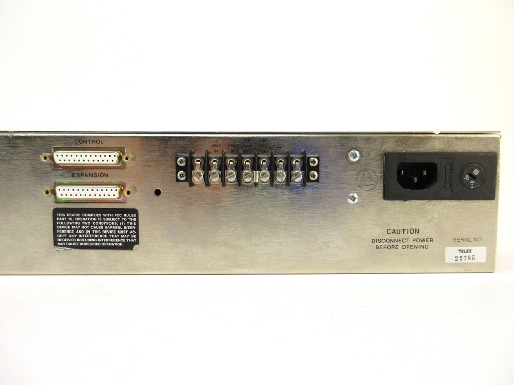 Telex RTS EKPD96-8 Telex Matrix Intercom Control Panel System with Power Cord