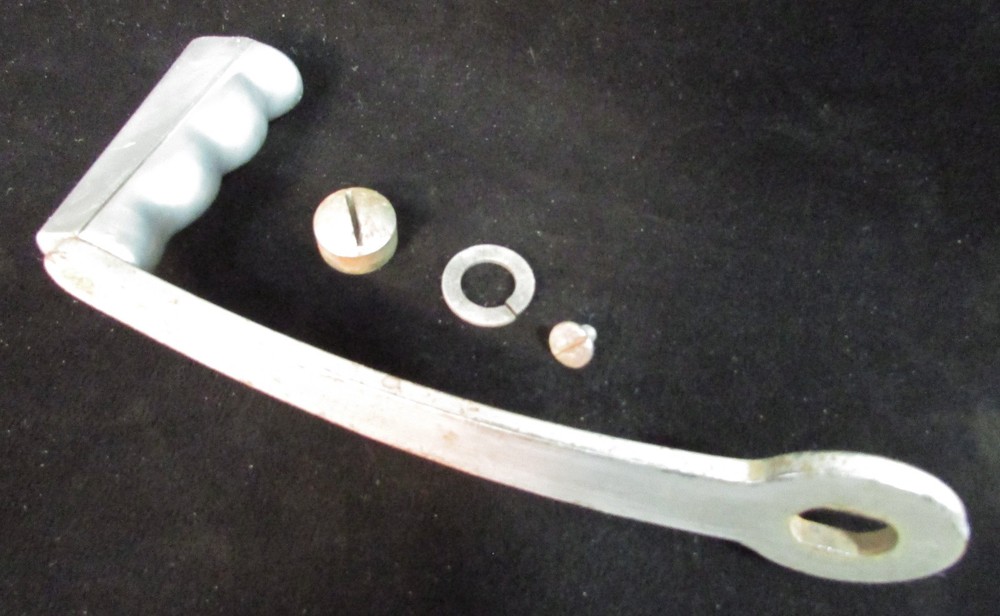 Vintage Paymaster Series S-550 ADDING MACHINE Check Writer CRANK HANDLE Lever