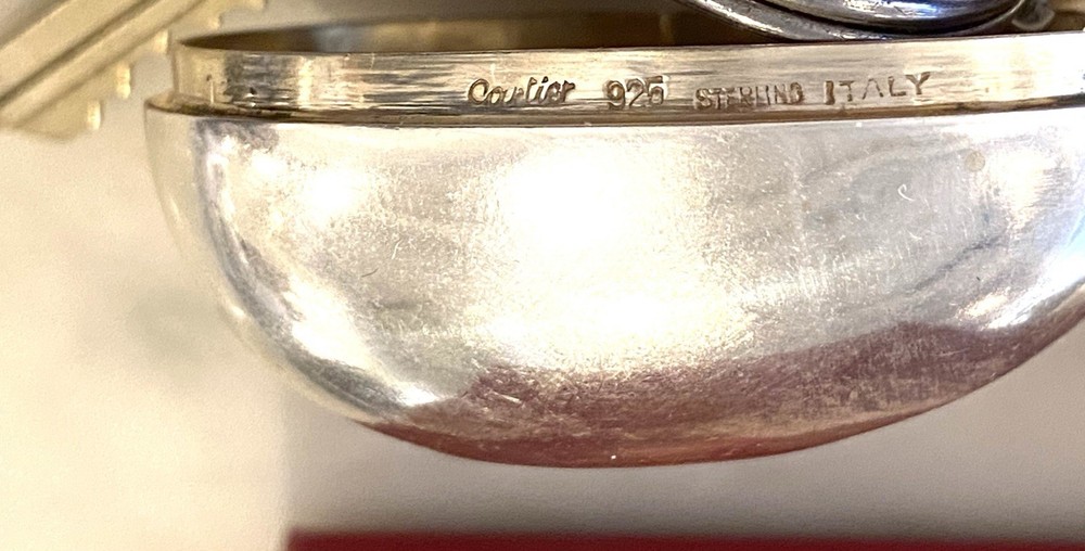 Cartier Sterling Silver Pillbox. Egg Box