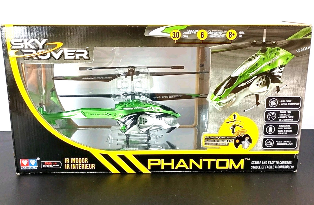 Sky Rover Phantom Indoor IR Helicopter Green