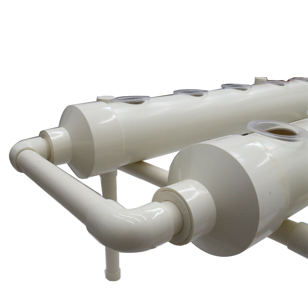 Indoor Hydroponic System Single Layer two Pipes Vegetable Growing Kit PVC Pipe