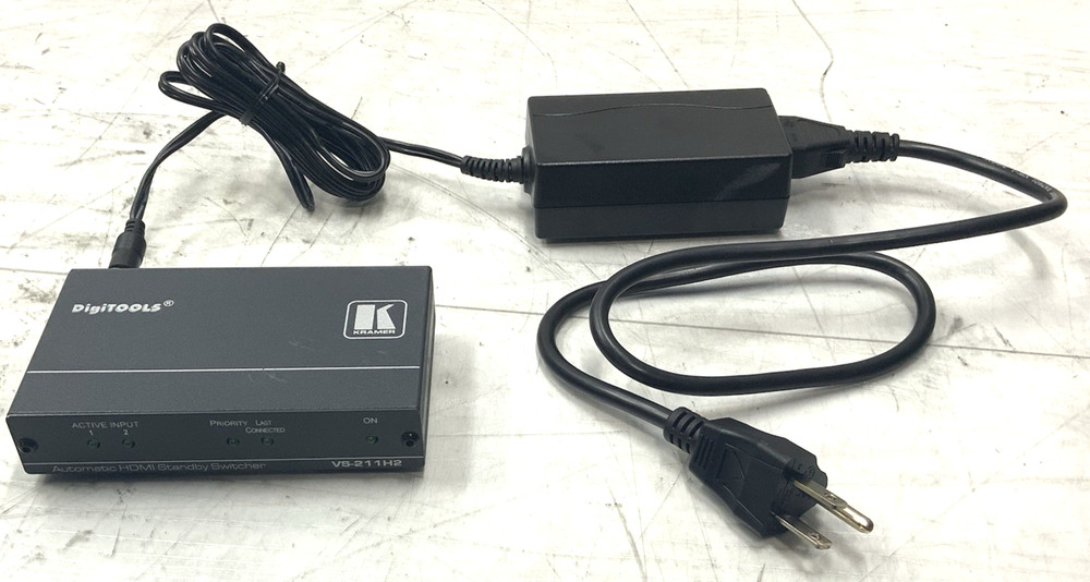 Kramer DigiTOOLS Automatic HDMI Standby Switcher w/ Power Adapter | VS-211H2