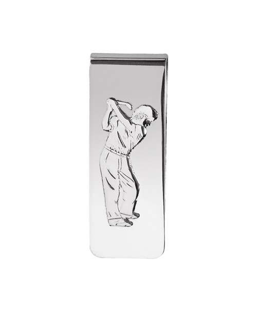 Sterling Silver Golf Money Clip