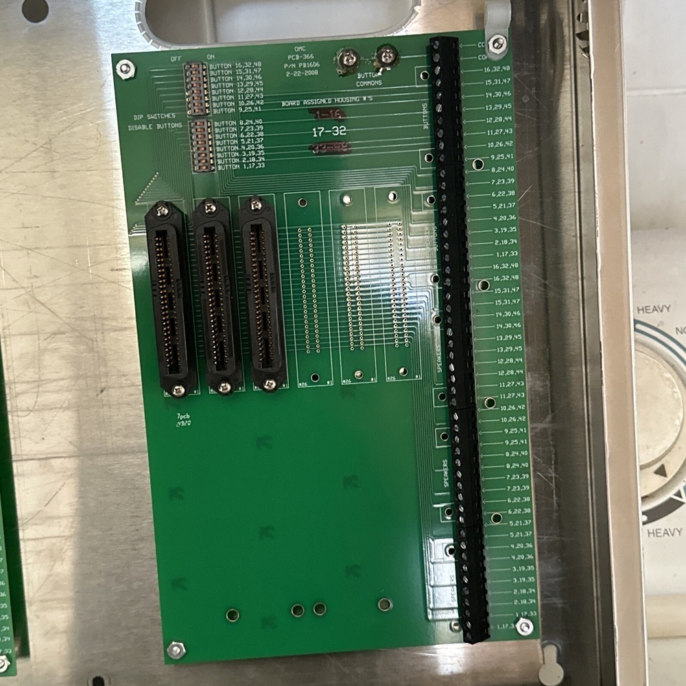Ordermatic Order Matic PB-32 Punch Block for drive-in Optimatic intercom systems