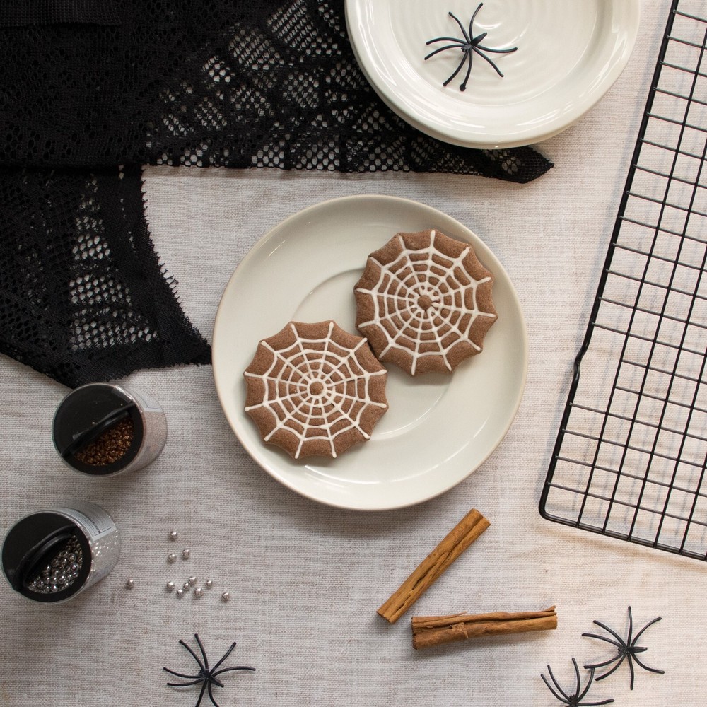 Spiderweb Cookie Cutter - spooky Halloween spider web cobweb haunted gothic bug