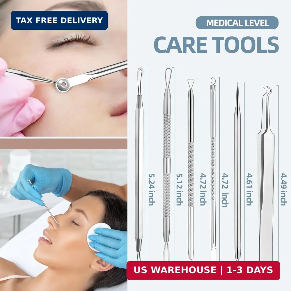 JPNK Blackhead Remover Comedone Extractor Acne Removal Kit..