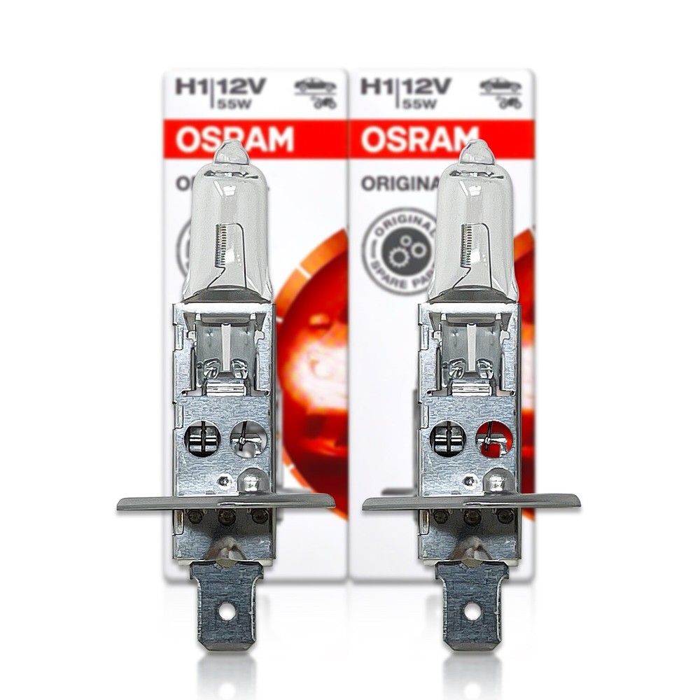 Osram ORIGINAL OEM H1 Halogen Headlight Bulbs 64150 12V 55W DOT Low Fog 2-Pack