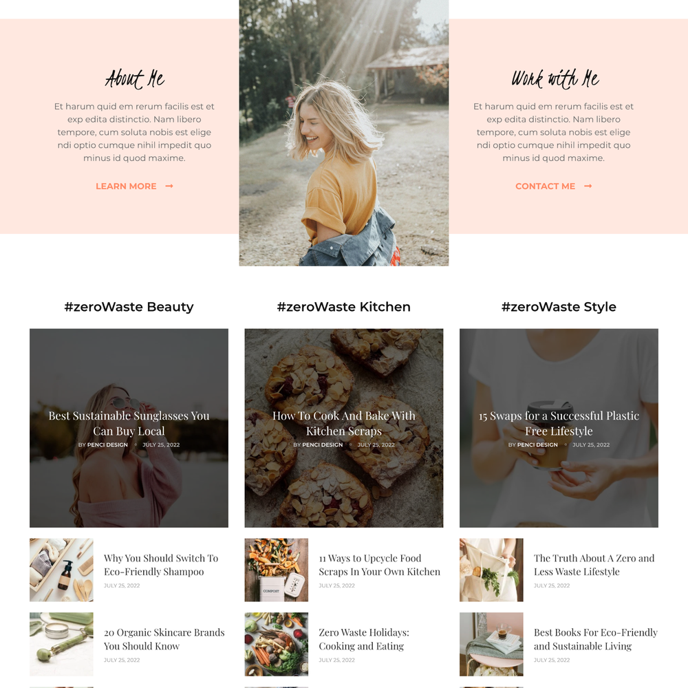 Zero Waste Website Design with Free VPS Web Hosting and Installation