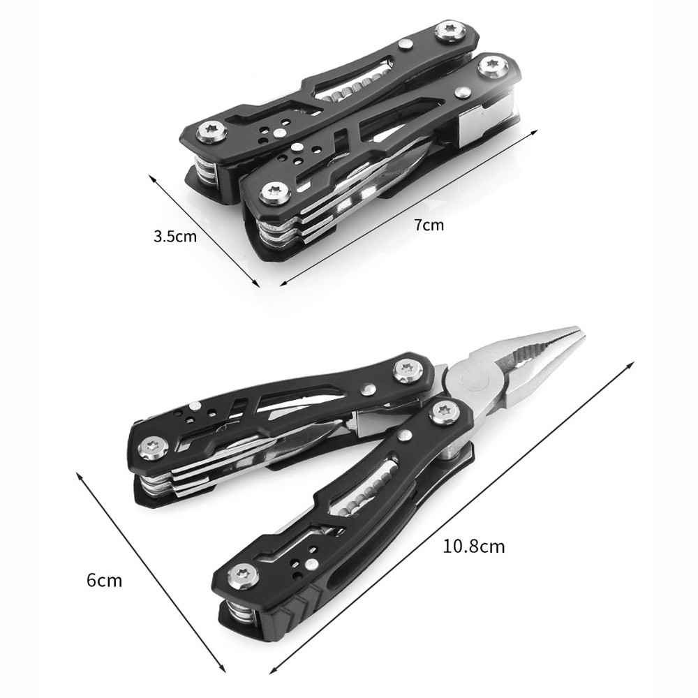 14 In 1 Mini Multitool Pliers Rugged & Practical Portable Pocket Camping Tools
