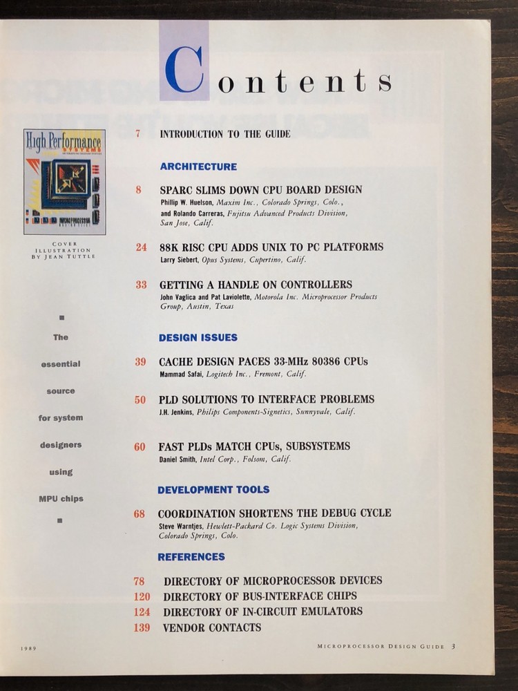 Microprocessor Design Guide by High Performance Systems Magazine (1989)