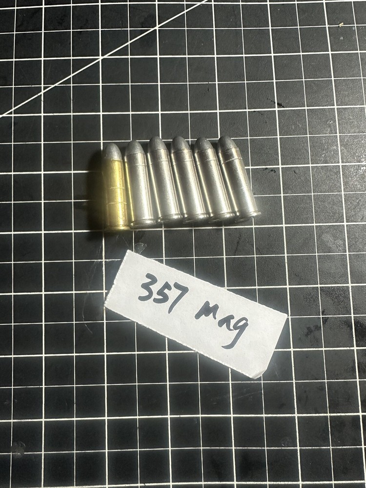 snap cap 357mag set of 6x dummies