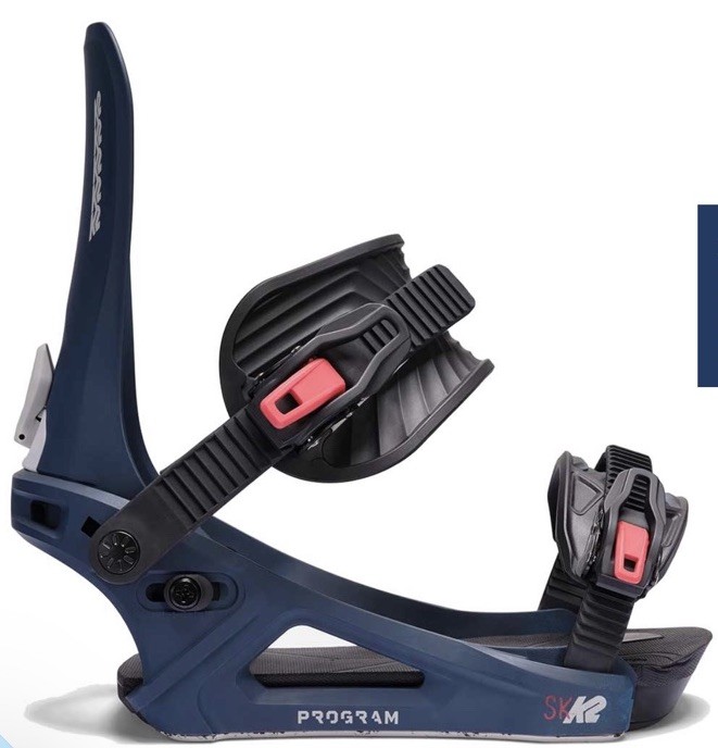 2025 Brand New Mens K2 Program Snowboard Bindings $390 Deep Blue Sage Medium