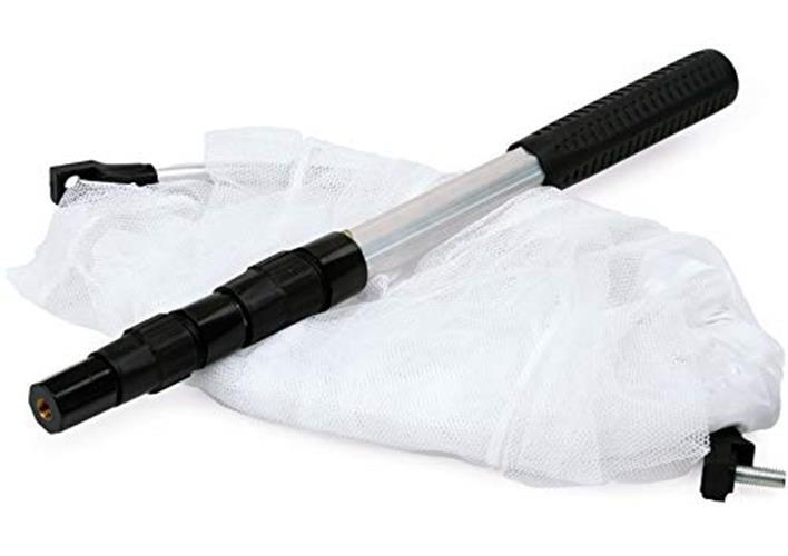 RESTCLOUD Butterfly Net with 16" Ring, 36" Net Depth, Handle Extends to 36