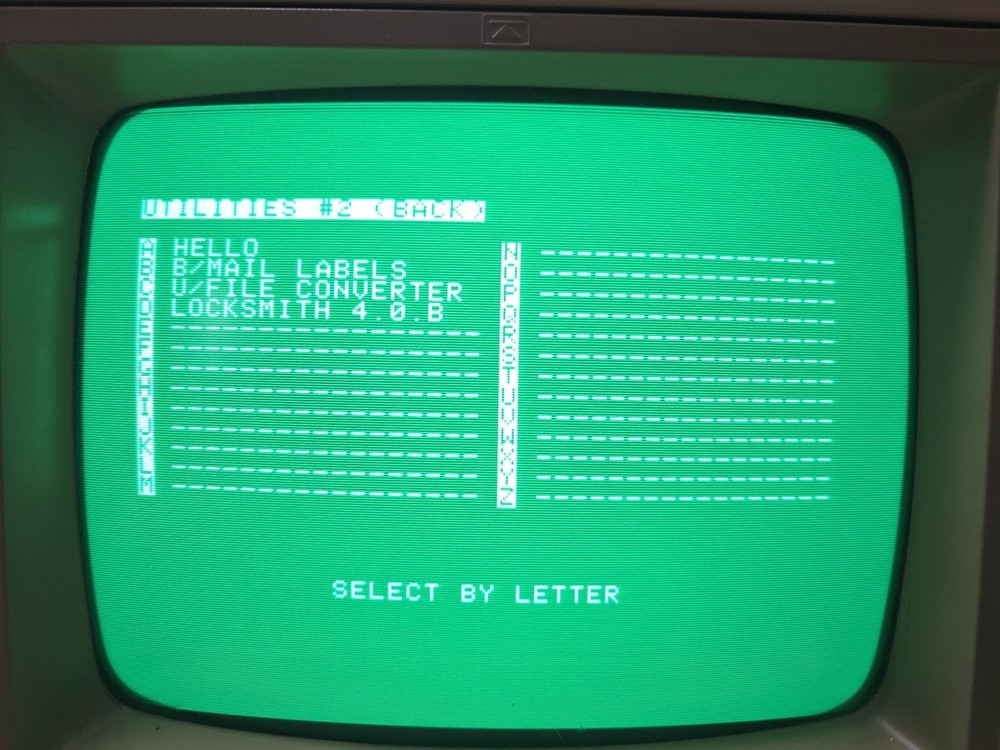 Apple II collection of system and disk utilities including DiskZAP