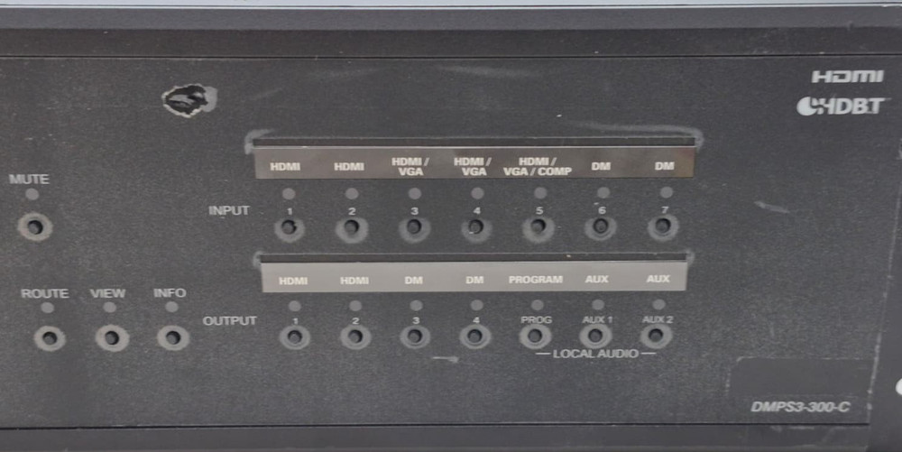 Crestron DMPS3-300-C 3 Series Professional Media System - Dented