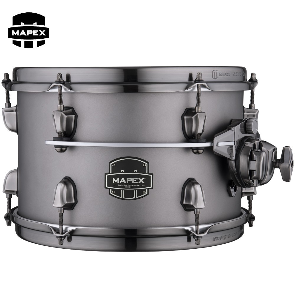 Mapex Saturn Evolution 12" x 9" Birch Mounted Tom Gun Metal Grey SET1209BBPG