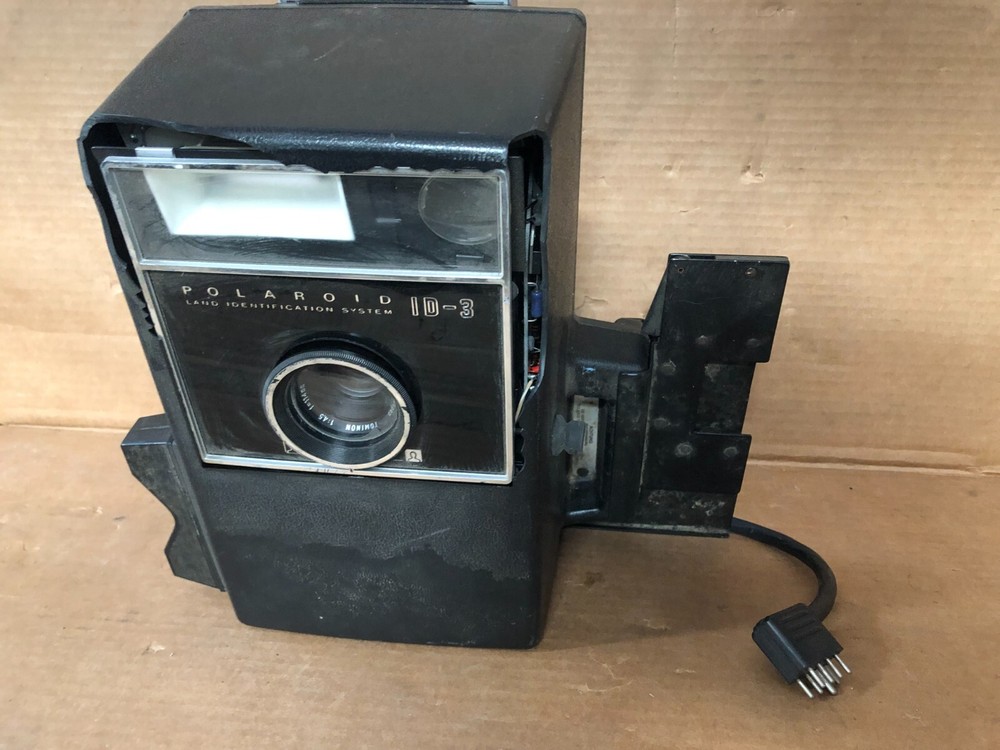 Polaroid ID-3 Vintage Land Identification System ID Camera UNTESTED AS/IS